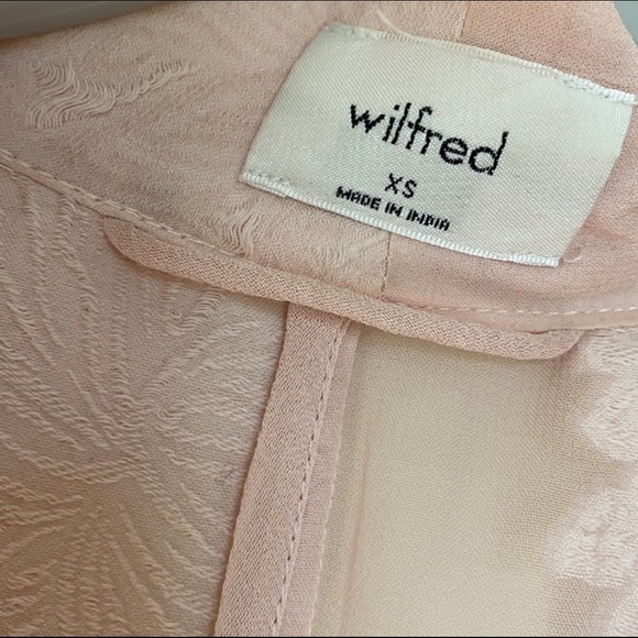 NEW Aritzia Wilfred Durante Jacket Robe in PINK - Picture 8 of 9